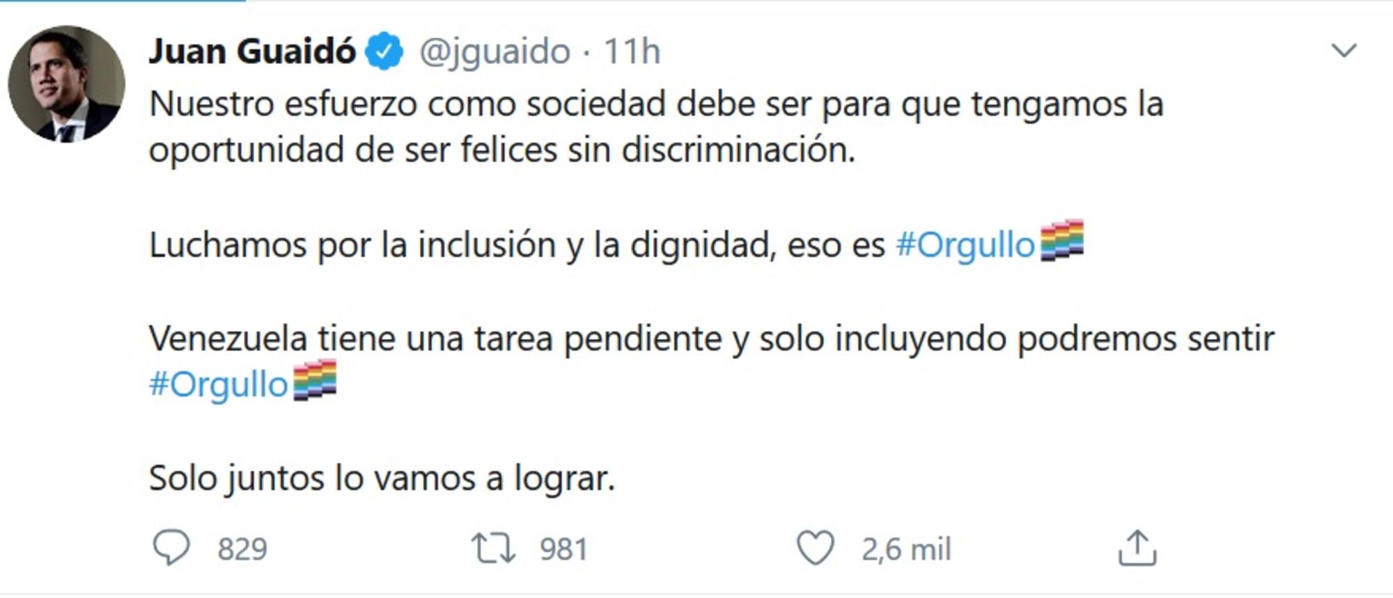Guaidó LGTBI